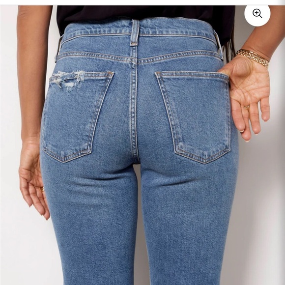 Agolde Kye Mid Rise Straight jeans ankle crop relaxed fit 24 - Picture 12 of 12